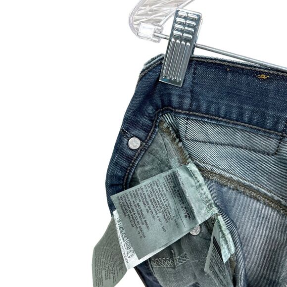 Levis Mens 614 Jeans Straight Leg 5‎ Pocket Zip Fly Mid Rise Blue Size 31Wx30L - Picture 8 of 8